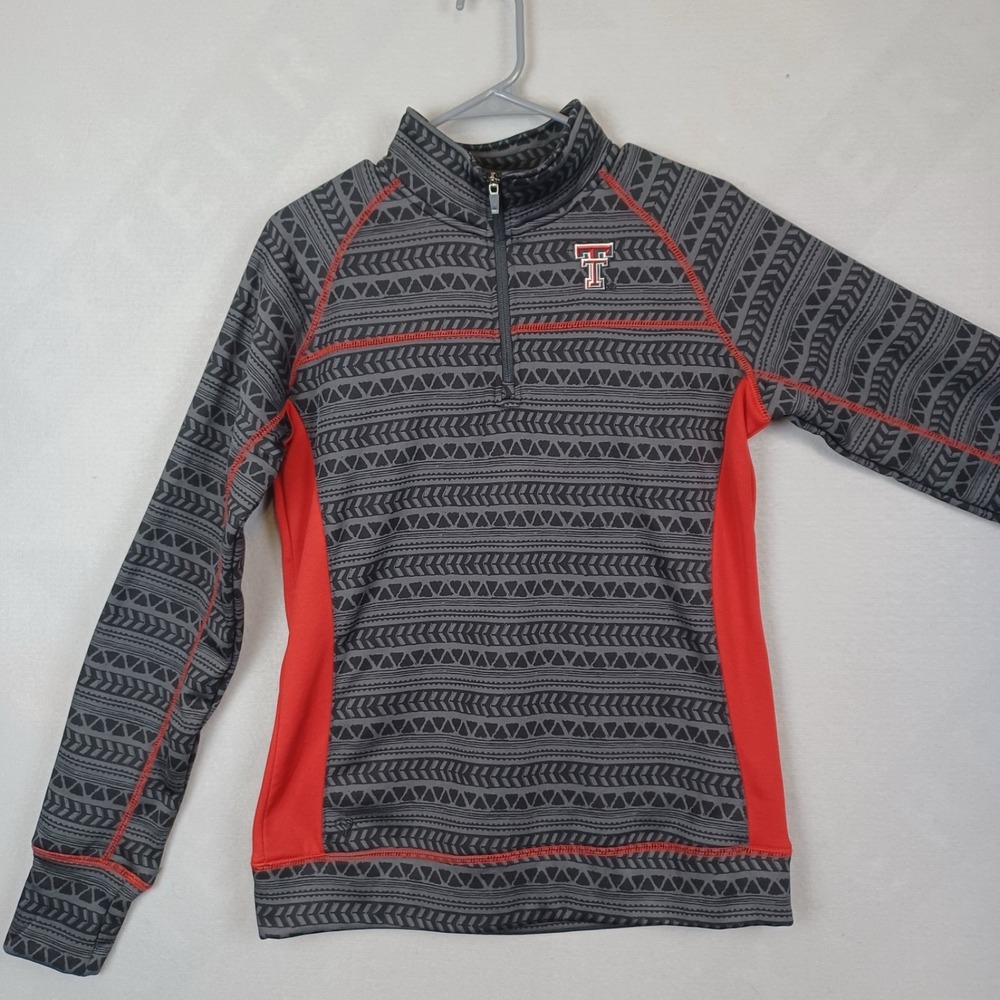 Texas Tech Red Raiders Closseum Women's L 1/4 Zip Pullover Gay Red NCAA